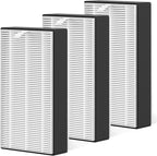 3 Packs F1 Repalcement Filter Compatible with 3M Filtrete C01 T02 Series FAP-C01-F1,FAP-T02-F1, FAP-C01BA-G1 and FAP-T02WA-G1 Air Purifi-er, Part# FAPF-F1-2P
