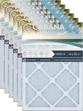 Cabana Filters 6-Pack 14x20x1 MERV 8 AC Furnace Air Filter for Home and Office - Indoor HVAC System Filtration Replacement, Captures Unwanted Particles