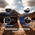 Purewell® K8680 RO Water Purifier System,10-Stage RV Portable Water Filtration Survival with UV,Desalination Rate Reaches 95%,Survival Gear Purification for Drinking,Team Camping，Travel(Blue)