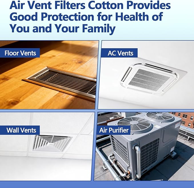 MERV 13 Cut to Fit Air Filter Material, 23 Sq Ft (29.5"x112") Polyester Filter Roll with Adhesive Hook Tape, Captures 0.3 Microns Dust Pet Dander Allergens for HVAC Furnace Ceiling Vents