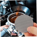 Luxshiny 5pcs Coffee Maker Filter Mesh Reusable Stainless Steel Screen for Optimal Coffee Extraction