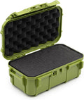Evergreen 57 Waterproof Dry Box Protective Case with Pick & Pluck Foam - Travel Safe/Mil Spec/USA Made - for Cameras, Phones, Hiking, Boating, Water Sports, Action Cams (Green)