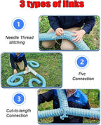 Commercial French Drain Pipe for Water Drainage, Construction Site/Sports Field Perforated Pipes & Weeping Tile, Dia 2in 3.9in 5.9in Wide Underground Drainage Systems(Dia10cm/3.9in,Long 1m/3.3ft)