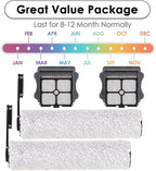 Replacement Brush Roller and HEPA Vacuum Filter Kit Compatible with Tineco Floor ONE S5 & S5 PRO Cordless Wet Dry Vacuum Cleaner Refill Accessories Kit