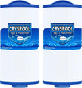 Cryspool® 04060 Spa Filter Compatible with PMA-R3/268548 with Closed Handle, 4CH-935, PWW35L, FC-0170, X268554, X268535, 817-4035, 35 Sq. Ft Hot Tub Filter Cartridge, 2 Pack
