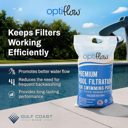 10-Pack Pool Filter Sand, Premium Filtration with Pure Silica Formula, 50 Lbs - Swimming Pool System Accessories and Supplies for Cleaning and Maintenance
