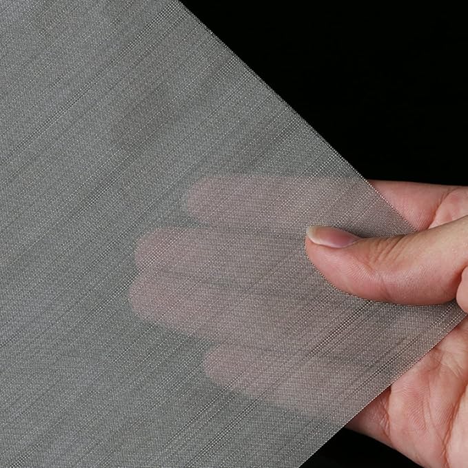 Stainless Steel Woven Wire Mesh 304 Stainless Steel Woven Wire, 80 Mesh Fly Mosquito Net, Fine Screen Mesh, Rodents Garden Insect Screen, for Vent, Filter, Window