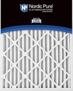Nordic Pure 16x20x2 (Actual Size: 15 1/2 x 19 1/2 x 1 3/4) Pleated MERV 13 Air Filters 12 Pack