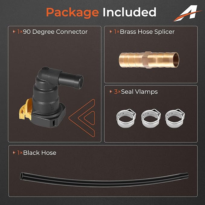 Diesel Fuel Filter Tank Supply Line Connector Repair Kit Compatible with Ford F250 F350 F450 F550 6.7L 2011-2022, Diesel Filter Connector Replace# HC3Z9J338L