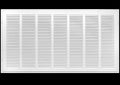 HVAC Premium 36" X 24" Steel Return Air Filter Grille for 1" Filter - Removable Face/Door - HVAC Duct Cover - Flat Stamped Face - White [Outer Dimensions: 38 5/8"w X 26 5/8"h]