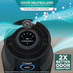 Shark Air Purifier for Home, NeverChange, for Large Room, HEPA-Exceeding Filter, Captures Pollutants, Pet Dander, Dust, Odor, Smoke, and More, Odor Neutralizer, HP152, Charcoal