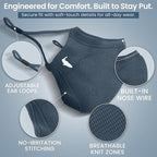 INHERENT Premium Traveler's Face Mask with Anti-Odor SILVERbac | Reusable, Adjustable, Comfortable