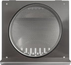 Vent Systems 8" Inch Air Supply Vent Cover with Rubber Gasket - Stainless Steel - Robust Weatherproof Outdoor Air Intake Box - Duct or Surface Mounting - Rain and Snow Protection
