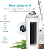 [WITH CHIP] AQUA CREST WF283-R Replacement for Elkay® 51300C, Compatible with Elkay® ezH20® and Halsey Taylor® Bottle Filling Stations, NSF/ANSI 42, Reduces Chlorine, Bad Taste & Odor, 2 Packs