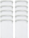 10 Pcs Aquarium Filter Media Bags - Reusable Mesh Bags (6" x 4") for Fish Tank Filters