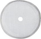 304 Stainless Steel Coffee Filter Mesh Set of 5, 80 Mesh UltraFine Filter for Full Extraction, Practical Accessory for Coffee Machine, Suitable Brewing Mellow (Medium-800ml)