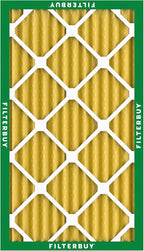 Filterbuy 14x36x2 Air Filter MERV 11 Superior Pet & Allergy Defense (6-Pack), Electrostatic Pleated HVAC AC Furnace Filters Replacement, Made in USA (Actual Size: 13.50 x 35.50 x 1.75)