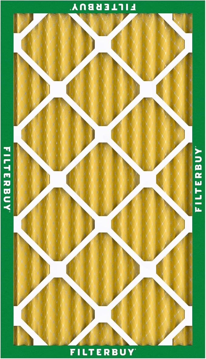 Filterbuy 20x36x2 Air Filter MERV 11 Superior Pet & Allergy Defense (5-Pack), Electrostatic Pleated HVAC AC Furnace Filters Replacement, Made in USA (Actual Size: 19.50 x 35.50 x 1.75)
