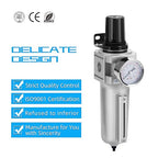 NANPU Industrial Grade Heavy Duty Particulate Filter & Air Regulator, Metal Bowl, Suitable for Paint Spray (3/4" NPT, Auto Drain)