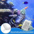 15 Pcs Aquarium Filter Media Bags, Fine Mesh Filter Bags with Plastic Zipper, Reusable Polyester Net Bag for Activated Carbon, Bio Balls, Ceramic Rings, Fresh Saltwater Tanks (2.4" x 4")