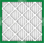 Filterbuy 21x21x1 Air Filter MERV 8 Essential Dust & Allergy Defense (5-Pack), Electrostatic Pleated HVAC AC Furnace Filters Replacement, Made in USA (Actual Size: 20.88 x 20.88 x 0.75)