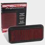 Spectre Universal Clamp-On Air Filter: High Performance, Washable Filter: Round Tapered; 3 in/3.5 in/4 in Flange ID; 8.75 in (222 mm) Height; 6 in (152 mm) Base; 4.75 in (121 mm) Top, SPE-9736, Blue