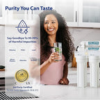 APEC Water Systems ROES-50 Essence Series Top Tier 5-Stage WQA Certified Ultra Safe Reverse Osmosis Drinking Water Filter System with Extra High Capacity Pre-Filter Set Stage 1-3