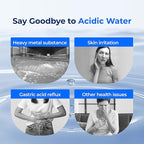 Waterdrop Alkaline DA29-00020B Replacement for Samsung® Water Filter HAF-CIN/EXP, HAF-CIN, DA29-00020B-1, DA97-08006A-1, RF28HMEDBSR, RF263BEAESR, RS25J500DSR, RF263TEAESG, 2 Filters