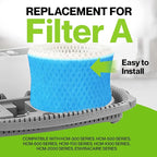 Durabasics 6 Pack of Premium Humidifier Filters Compatible with Honeywell Humidifier Filters HAC-504, HAC-504AW & Honeywell Filter A | Replacement for HCM 350 Cool Mist Humidifiers