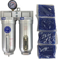 3/4" COMPRESSED AIR DESICCANT AIR DRYER/COALESCING FILTER FOR COMPRESSED AIR SYSTEMS GREAT FOR PLASMA CUTTER