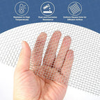 uxcell 6 Mesh 118" x 12" Woven Wire Mesh, 304 Stainless Steel Air Vent Filter Screen, Window Screen Mesh for DIY Projects Vents Cover Filtration Animals Fence