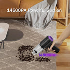 14500PA Computer Vacuum Cleaner Keyboard Cleaner Compressed Air Duster - Cordless Handheld Mini Vacuum for PC/Laptop Cleaning - Portable Air Duster for Car/Home/Office