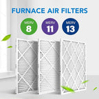 LotFancy 16x25x1 Air Filter MERV 11 6-Pack, Electrostatic Pleated AC Furnace Air Filter, Captures Dust, Smog & Pet Dander, Actual Size: 15.75"x24.75"x0.75"