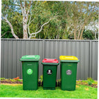 9pcs Trash Can Classification Stickers Decals for Trash Sorting for Home Recycling Bins