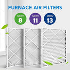 LotFancy 20x30x1 Air Filter MERV 13 4-Pack, Electrostatic Pleated HVAC Furnace Air Filter, Captures Pet Dander Smog Smoke, Actual Size: 19.75"x29.75"x0.75"