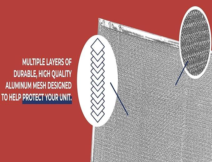 Air Filter Factory Replacement For ICP York 209989, 209989/U, 2783066, 50000293-001, F50F1146, 203374, F300E1001, F50F1149 Honeywell 9.88 x 15.88 x 0.38 Inches HVAC Furnace Aluminum Mesh Pre-Filters