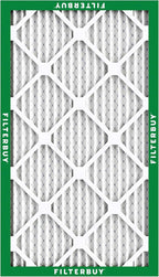 Filterbuy 18x30x1 Air Filter MERV 8 Essential Dust & Allergy Defense (5-Pack), Electrostatic Pleated HVAC AC Furnace Filters Replacement, Made in USA (Actual Size: 17.75 x 29.75 x 0.75)