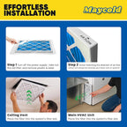 Maycold 12x24x1 MERV 11 Furnace Air Filter (6-Pack), High-Performance HVAC AC Filters for Home Use, Actual Size: 11.70” x 23.70” x 0.75”, Individually Wrapped in Plastic