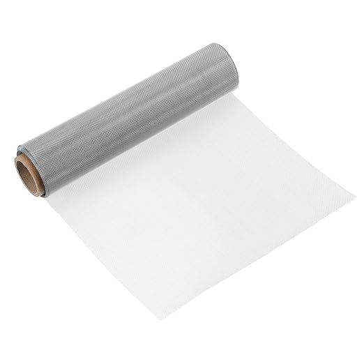 uxcell 100 Mesh 118" x 16" Woven Wire Mesh, 304 Stainless Steel Air Vent Filter Screen, Window Screen Mesh for DIY Projects Vents Cover Filtration Animals Fence