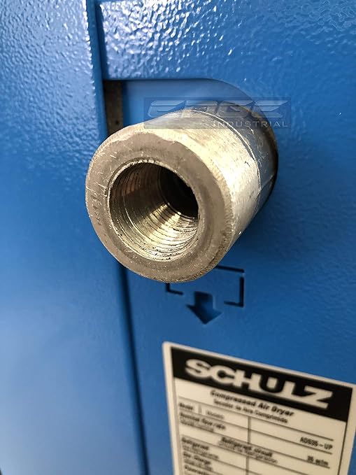 Schulz Refrigerated Air Dryer for Air Compressor, Compressed Air Systems, 35 cfm, Good for 7.5hp & 10hp Air Compressors(with Regulator Pre-Filter)