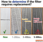 2-Pack 30930 Replacement Air Filters Compatible with Hunter HEPAtech 30020, 30200, 30201, 30205, 30250, 30253, 30255, 30256, 30350, 30374, 30375, 30377, 30380, 30390, 30393, 37255, 37375