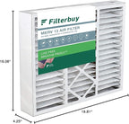 Filterbuy 19x20x5 Air Filter MERV 13 Optimal Smoke & Allergy Defense (1-Pack), Pleated HVAC AC Furnace Filters for Bryant, Carrier, BDP, Day & Night, and Payne (Actual Size: 19.06 x 19.81 x 4.25)