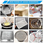 Stainless Steel Mesh Screen 10Mesh 304, 15.7" x 47.2" (40x120cm) Metal Mesh Screen, Rust Free Fine Wire Mesh Roll, Easy to Cur for Vent Mesh, Window Screen, Filters, Cage, Garden Covers