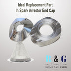 1 PC-Cone-Type Stainless Steel Spark Arrestor Screen 2.8”
