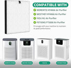 4 Packs Enhanced Version HY4866 Replacment Filters Compatible with Morento HY4866, Westhey HY4866, Yiou M1 and Fetions FT5000 Air Cleaner Purifiers