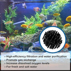 HQRP 50 pcs Bio Balls Filter Media 1.5 Inch - Large Bio Ball for Aquarium, Pond, Waterfall, Fountain Filter Media in Mesh Bag with Zipper