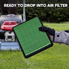 17211-ZL8-023 Air Filter for Honda GC135 GCV135 GC160 GCV160 GC190 GCV190 Engine 17211-ZL8-003 17211-Zl8-000 2Pack