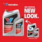 Valvoline Extended Protection High Mileage with Ultra MaxLife Technology 5W-30 Full Synthetic Motor Oil 5 QT, Case of 3