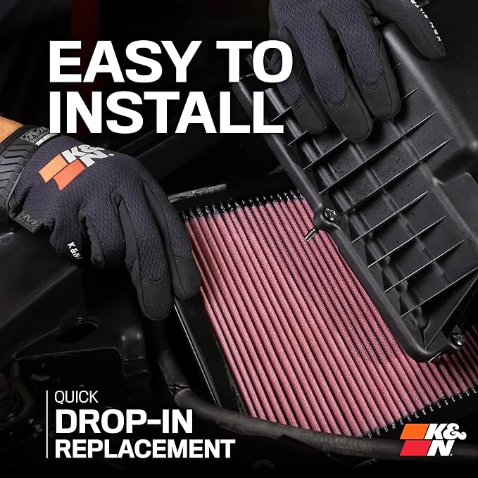 K&N High-Flow Original Lifetime Engine Air Filter: Increase Power: Premium, Washable: Compatible with 2012-2020 BMW: (See Product Description for Select Models), 33-2990 (Pack of 6)