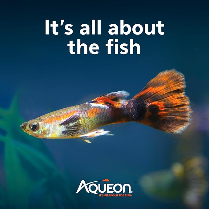 Aqueon SmartClean Power Filter with EcoRenew Filter Cartridge, Quick and Easy Water Changes, Quiet Operation, Adjustable Flow, for 10-20 Gallon Freshwater and Saltwater Aquariums, Medium
